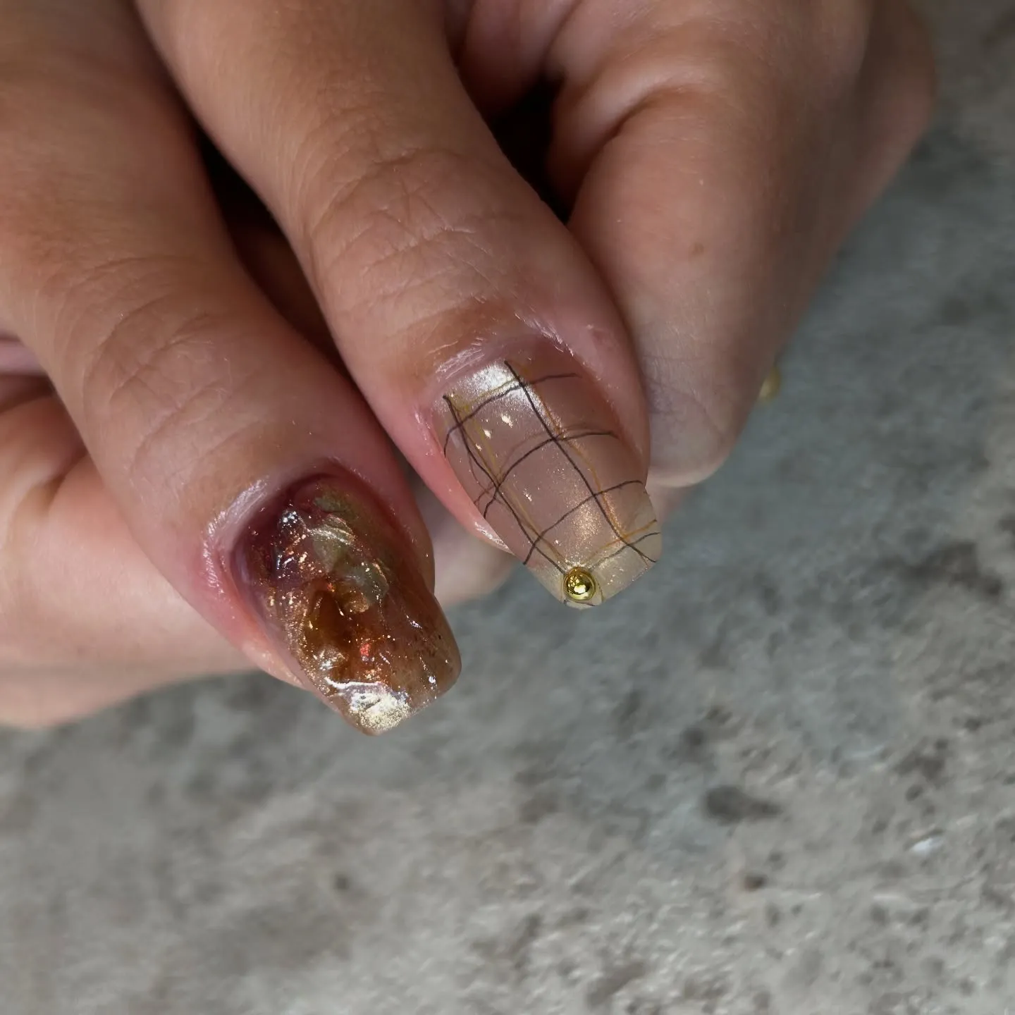 ネイリスト仲間からのおまかせオーダーは嬉しい☺️