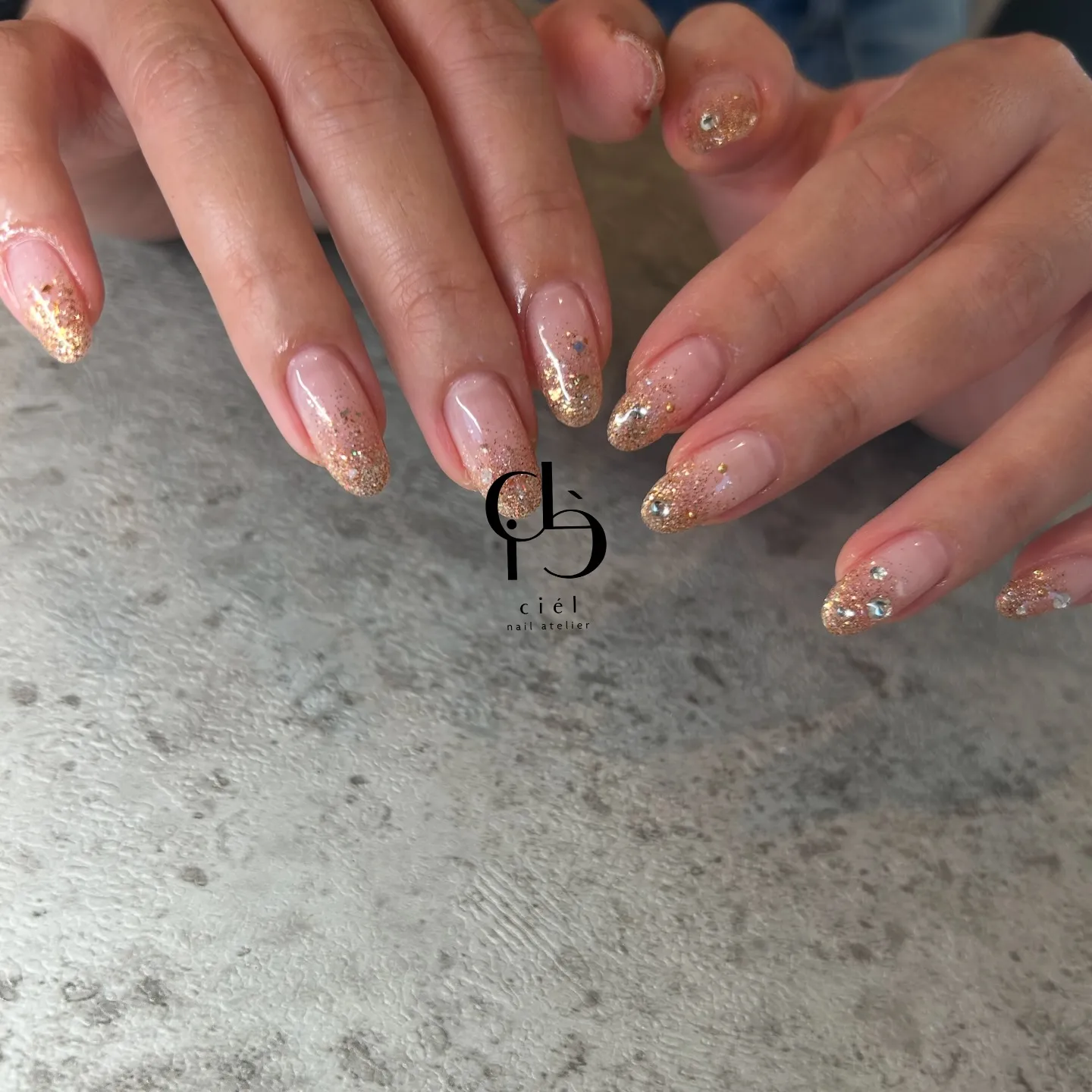 simpleなキラキラグラデ✨