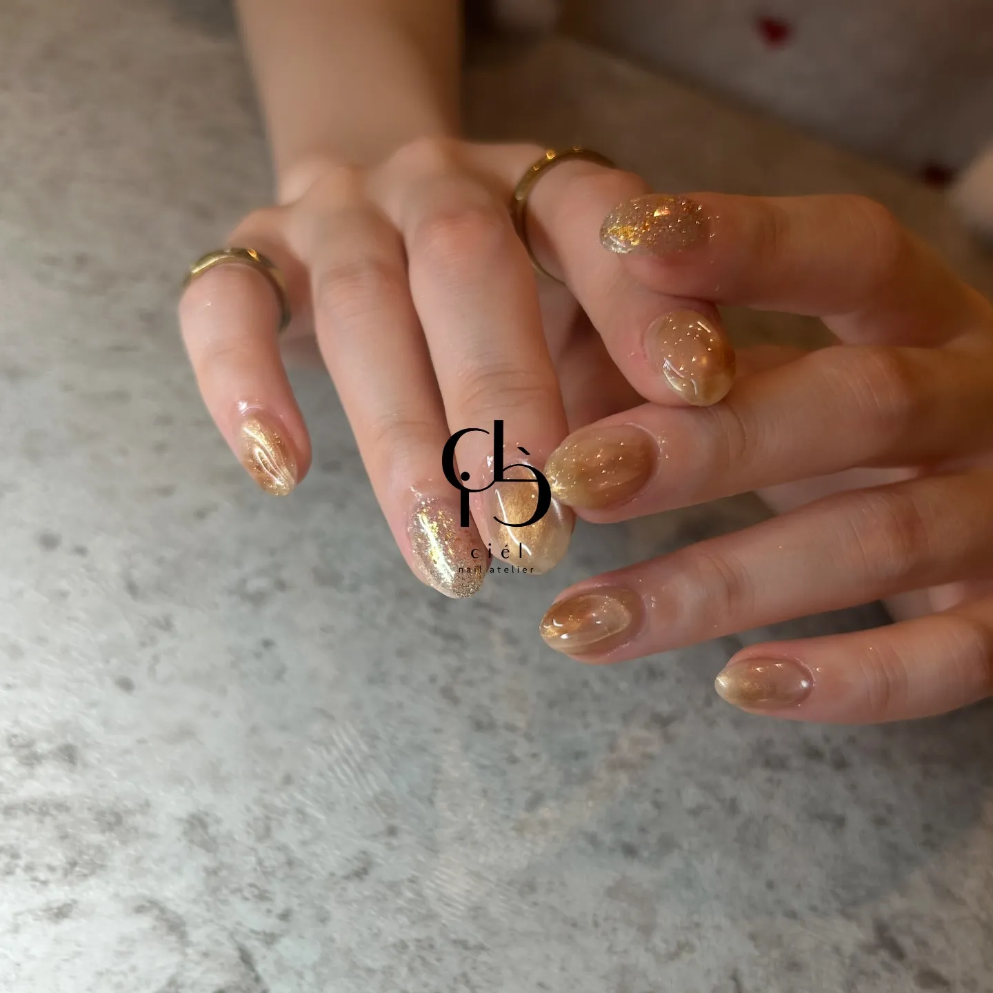 ずっと職業柄ネイルができなかったお客様🌼