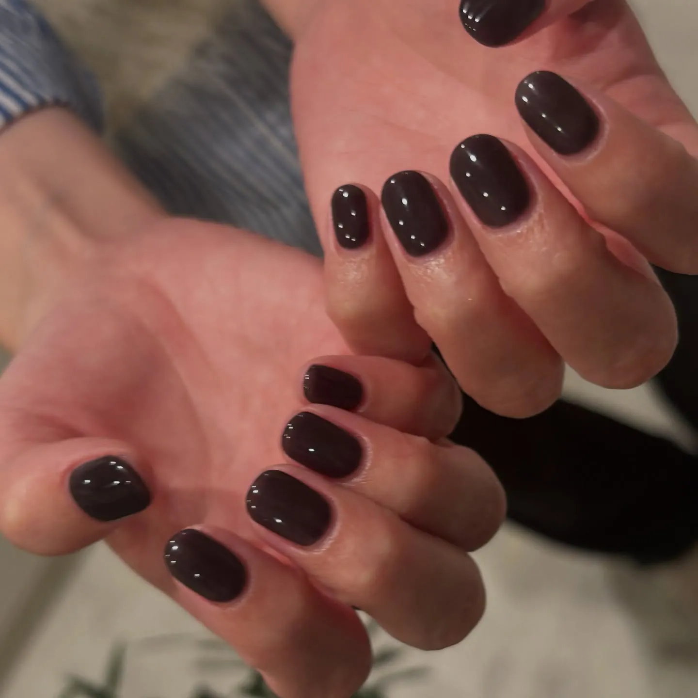 お客様も服装が被っていた日💙🖤