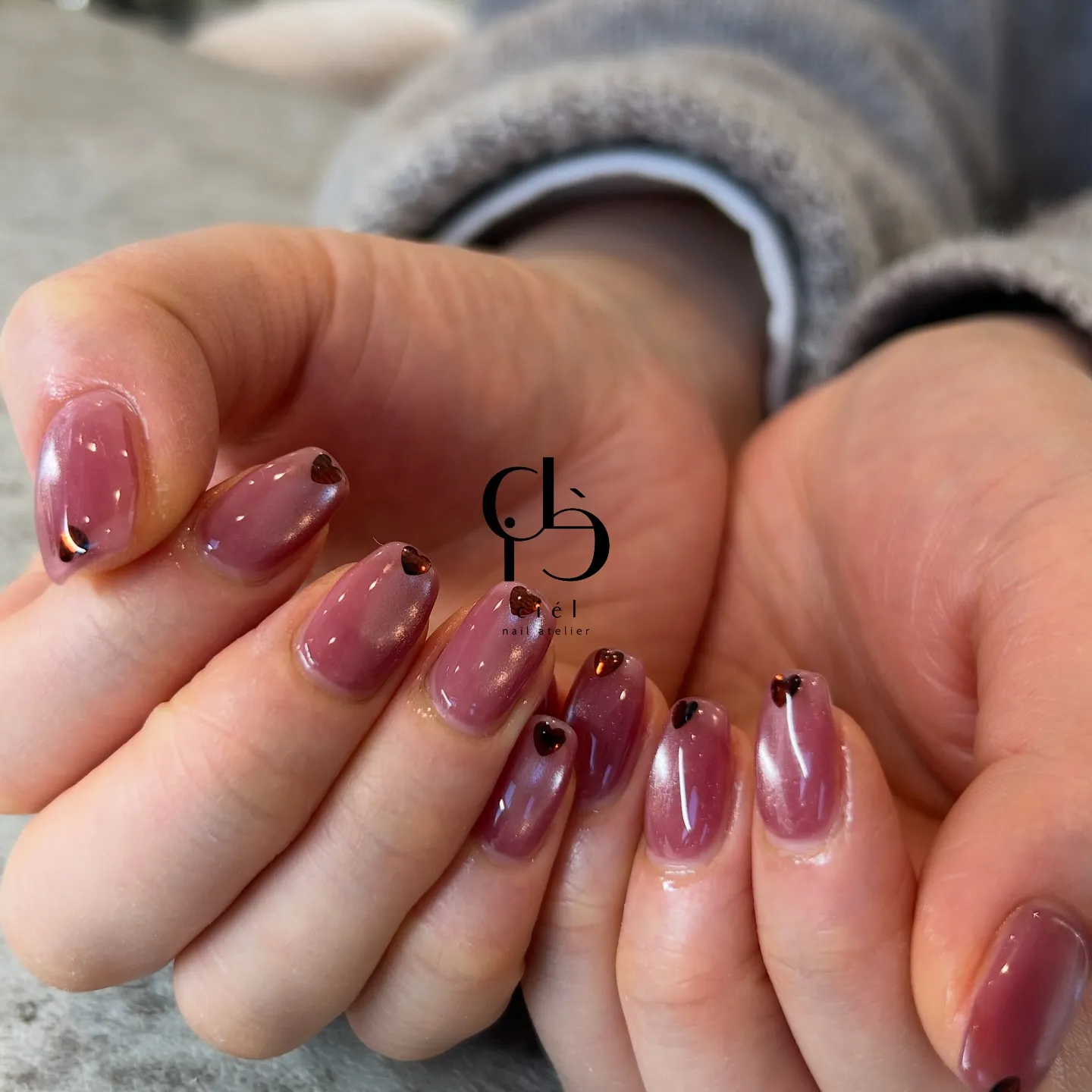 程よいくすみピンクだけどしっかり発色🩷