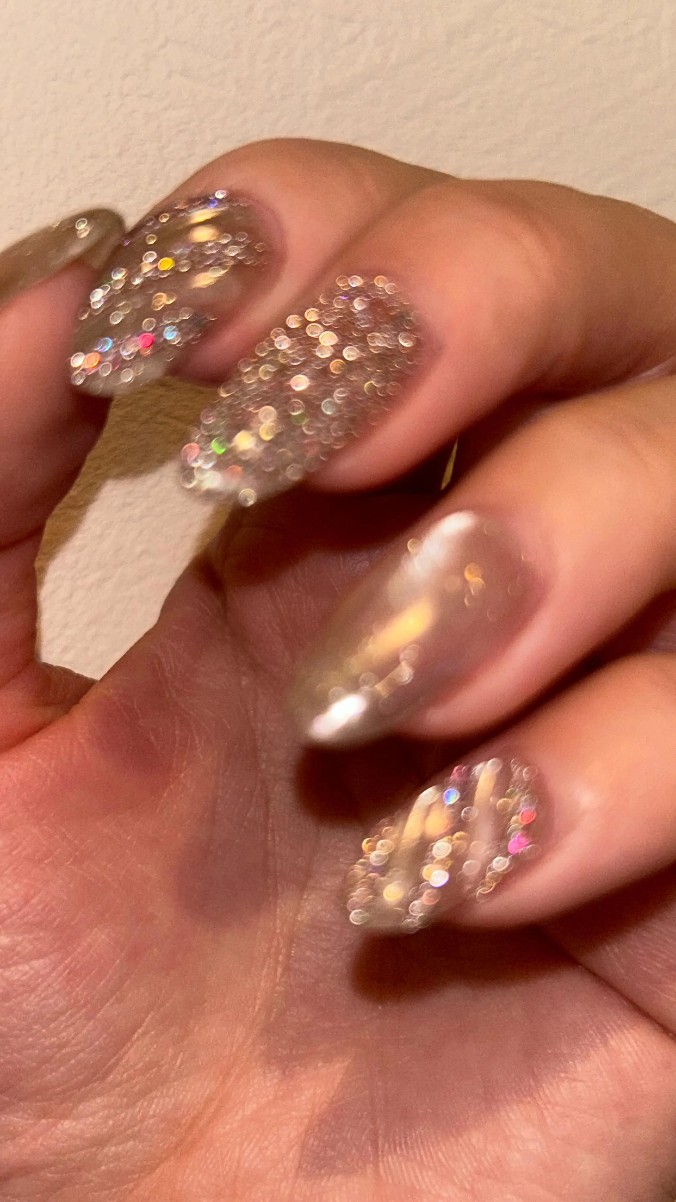 伸びちゃったけど自分ネイル💅